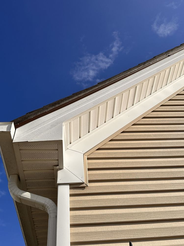 Gutter and roofline close-up