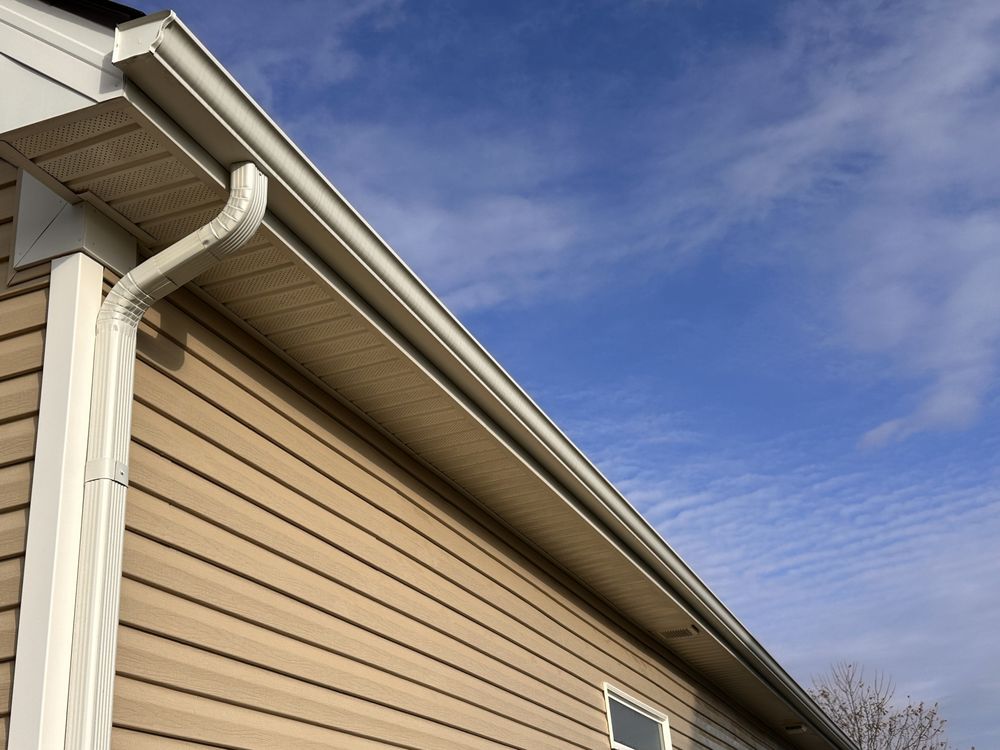 Clean gutters and downspout