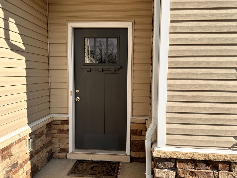Front entry and siding wash