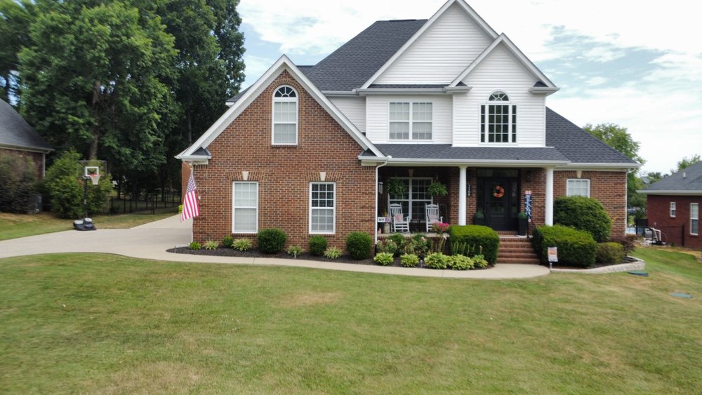 Brick house exterior soft wash — Smyrna TN